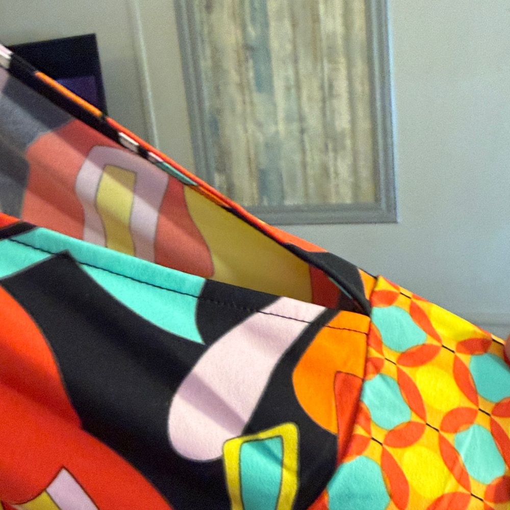 BOLD elements Multicolor Swirl Dress size large - Picture 4 of 11